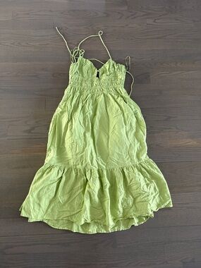 Astr Green Eleni Sundress